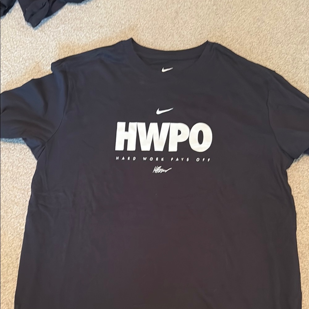 Nike Black HWPO Short Sleeve Tee